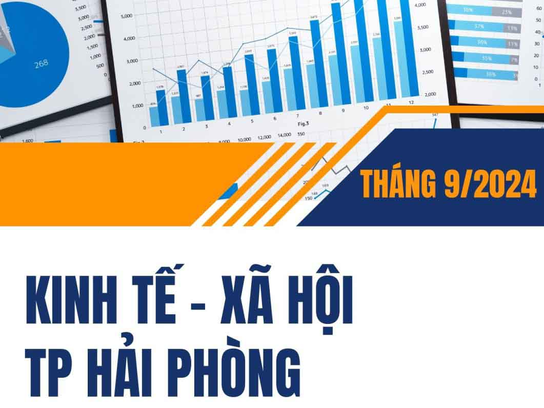 Infographic tình hình Kinh tế - Xã hội tháng 9, 9 tháng đầu năm 2024 thành phố Hải Phòng